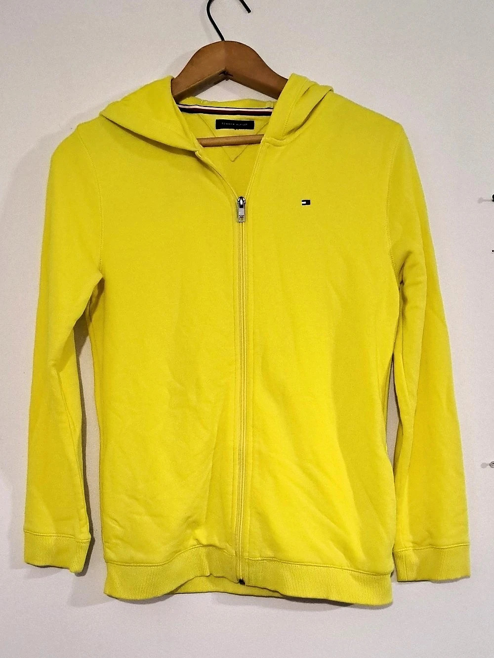 Tommy Hilfiger Zip Hoodie in Yellow